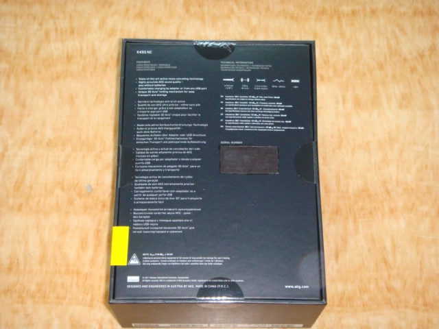 Tai nghe AKG K495NC Tai nghe giảm tiếng ồn Walkman mới bán kín tại chỗ - Máy nghe nhạc mp3