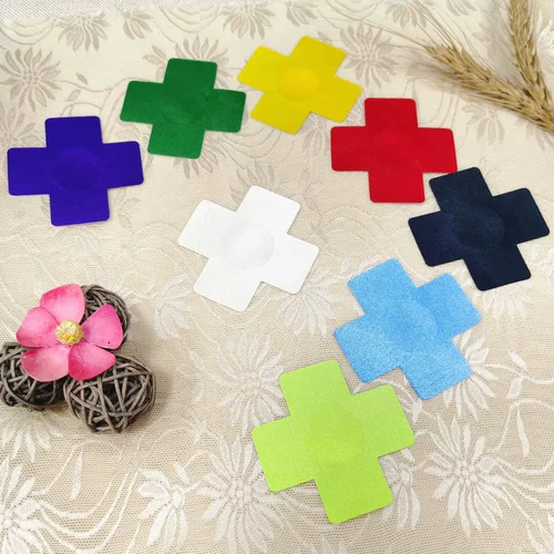 Одноразовые наклейки на соски, противоударное многоцветное цветное защитное белье