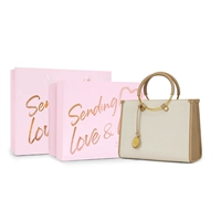 Матовая миндальная подарочная коробка