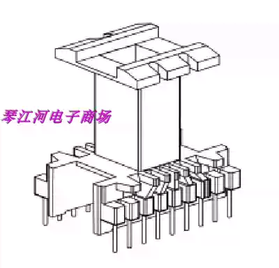 EE4215 Transformer skeleton core EE42 core skeleton vertical 9 9-pin five sets of one pack