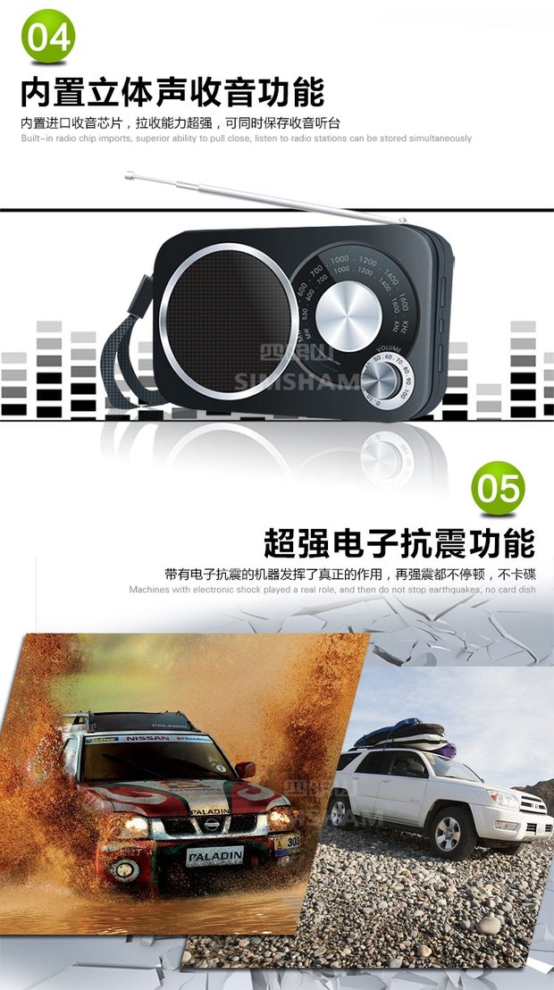 Bus xe máy dvd xe hơi cd / mp5 / mp4 máy nghe nhạc đĩa cứng U đĩa thẻ máy Bluetooth 12 v / 24V - Âm thanh xe hơi / Xe điện tử loa sub gầm ghế bãi