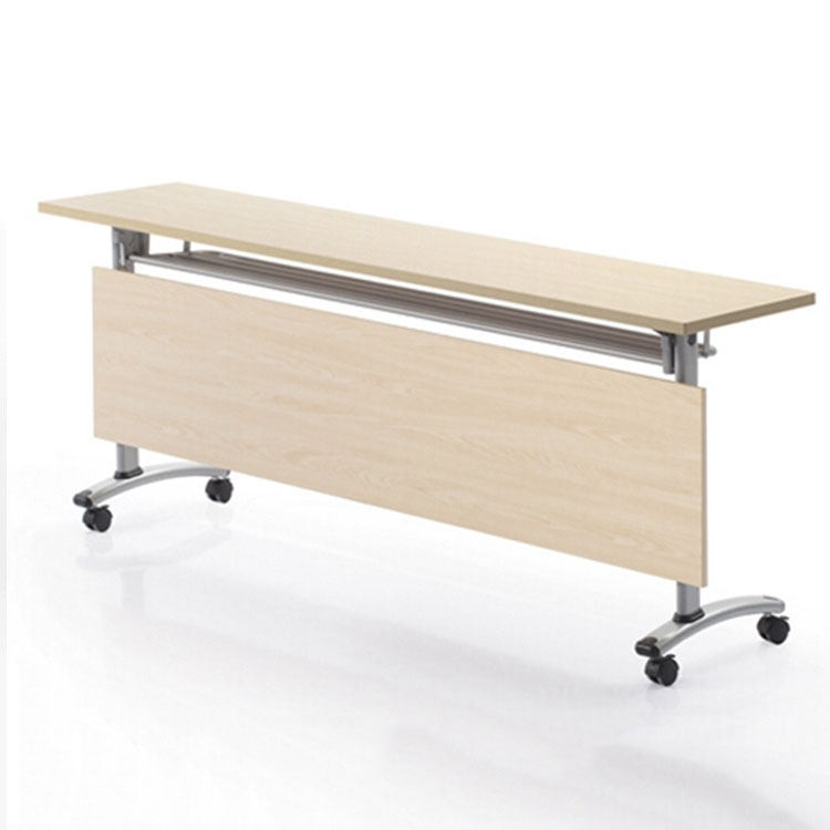 Simple conference table folding bar table training table and chair special-shaped long table long table combination desk flip table