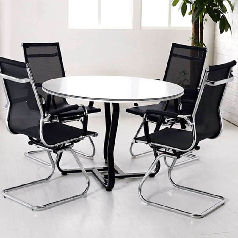 Beijing Office Furniture Office Desk Chair Round Negotiation Table Reception Table Simple Fashion Conference Table Reception Table