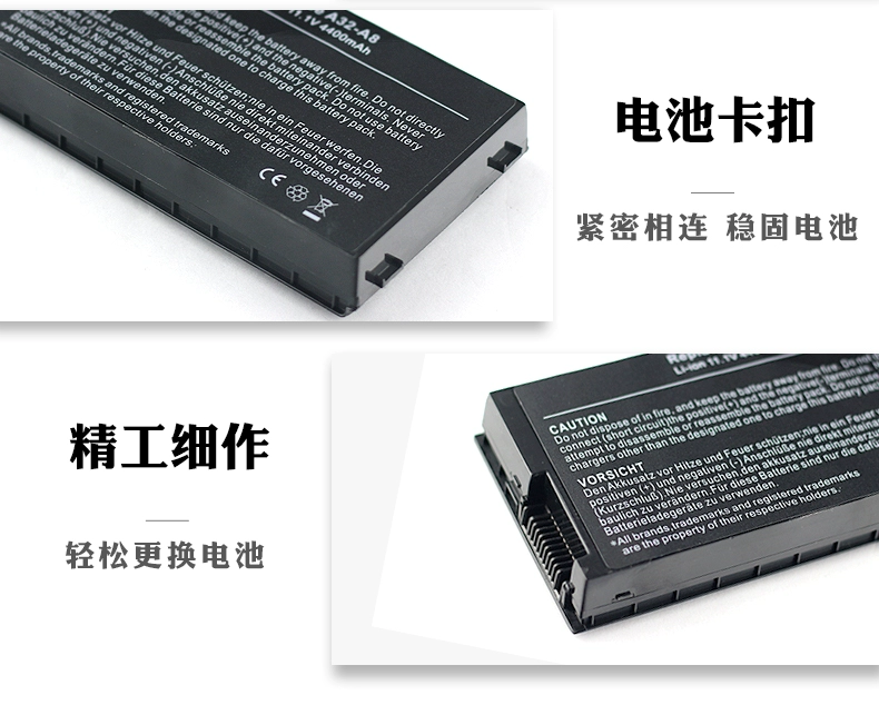 HSW ASUS A32-A8 F8S pin A8J F8SV / H F8V X80S / H X81S Z99 F8V X85 x88 F8T N81 N80 Z99H N81V pin máy tính xách tay - Phụ kiện máy tính xách tay túi xách máy tính
