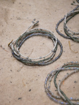 Double loop or multi-loop elegant and versatile bracelet