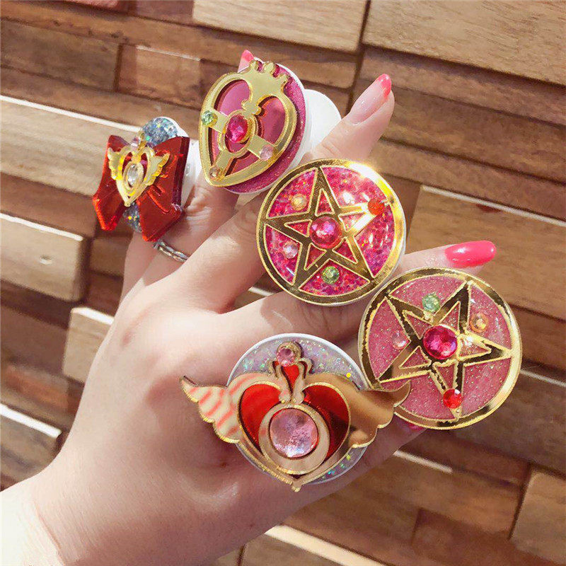 Sailor Moon Phone Holder Rose Red Pentagram