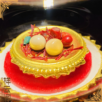 One of the three protectors of Nyingma the Mother of the Buddha is bound to a stupa in a box