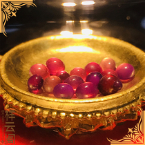 Indian Bodhi Gaya and other Buddha statues in the illusion of seven colors of the illusion of purple 3-4MM 5