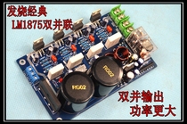 LM1875 dual parallel output HIFI fever amplifier board finished board The finished board has been tested and does not include a heat sink
