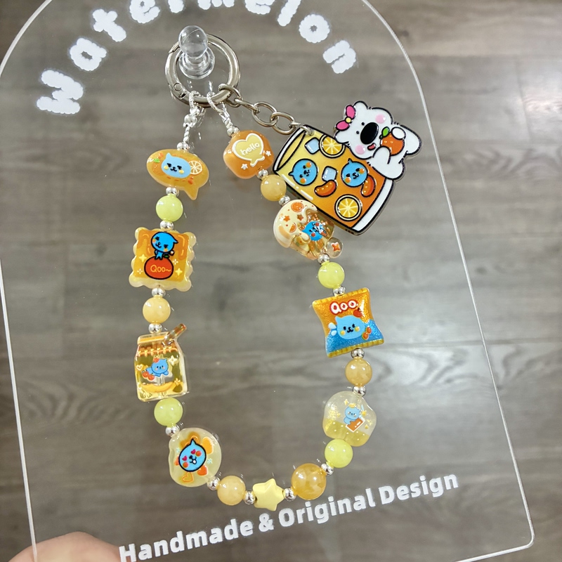 Watermelon Original Fruit Series Juice Phone Chain Keychain Bag Pendant Gift Watermelon Original Fruit Series Juice Phone Chain Keychain Bag Pendant Gift