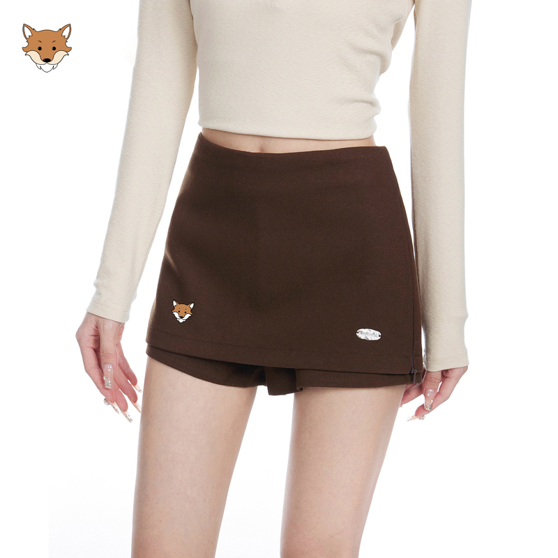 April Fox Uk High-Waisted Anti-Exposure Short Skirt for Women, Casual Versatile Little Fox Half Skirt April Fox Uk High-Waisted Anti-Exposure Short Skirt for Women, Casual Versatile Little Fox Half Skirt
