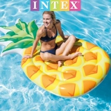 INTEX Фрукты плавучий ряд сгущенной надувной кровать ананаса для взрослой вода мороженое. Плавание повседневная воздушная подушка.