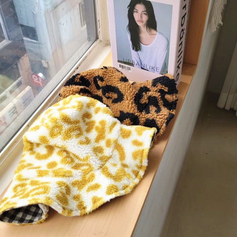 Spot Haobaoma Korean children's clothing winter HETZ original fashion BAO WEN classic plaid hat