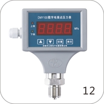 DMY100 digital electric contact pressure gauge Digital display pressure controller two-contact output