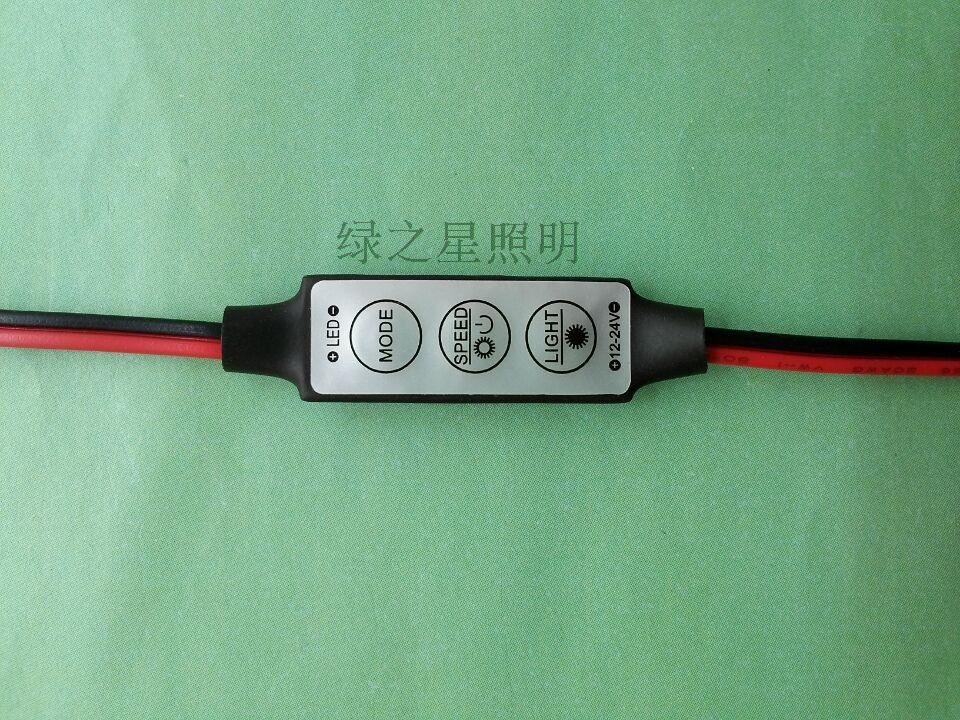 Mini dimmer led controller monochrome light with dimmer 12V24V breathing strobe strobe strobe