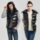 2023 new autumn and winter couple's wear down vest, same style for men and women, thick white duck down vest, waistcoat jacket