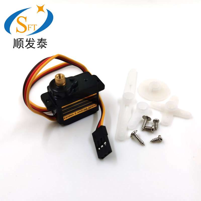 ES08MA II 12g 1 8kg 10sec metal teeth miniature steering wheel ES08MA bulk price superior