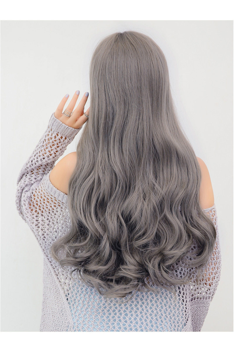 Perruque Air bangs longs cheveux boucles - Ref 2610352 Image 14