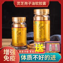 Guzhitang Ganoderma lucidum spore oil soft capsule 0 4G granules * 60 capsules Ganoderma lucidum spore oil official flagship store