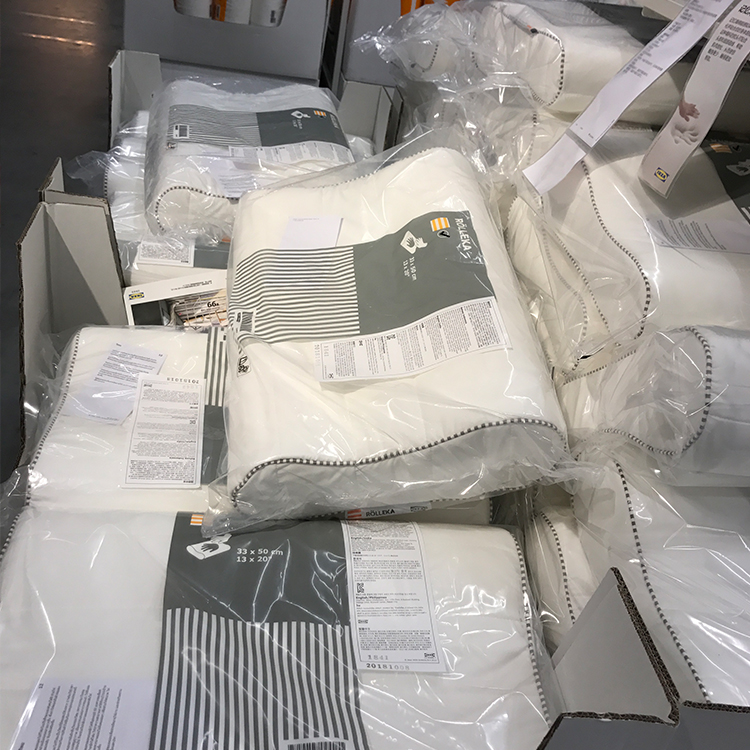 IKEA IKEA Thâm Quyến Nếu Lika bộ nhớ bọt gối cổ tử cung 33 * 50 cm - Gối gối cao su non cho bé