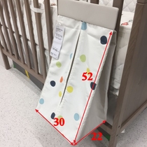 IKEA Domestic Doneland crib collecting bag hanging bag bedside bedside diaper bag urinating without wet placing bag