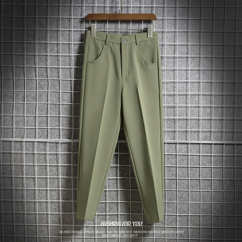 Весенние штаны, цветной мужской универсальный пиджак классического кроя, свободный прямой крой