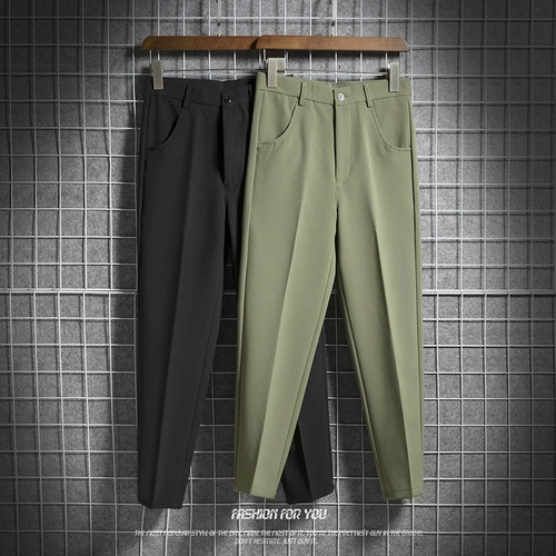 Весенние штаны, цветной мужской универсальный пиджак классического кроя, свободный прямой крой