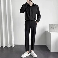 Черные штаны, рубашка