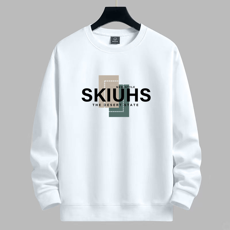 Long-Sleeved Men's T-Shirt, Spring and Autumn 2026 New Trendy Brand, Loose Casual T-Shirt, Round Neck American Style Sports Sweatshirt, Trendy Long-Sleeved Men's T-Shirt, Spring and Autumn 2026 New Trendy Brand, Loose Casual T-Shirt, Round Neck American Style Sports Sweatshirt, Trendy
