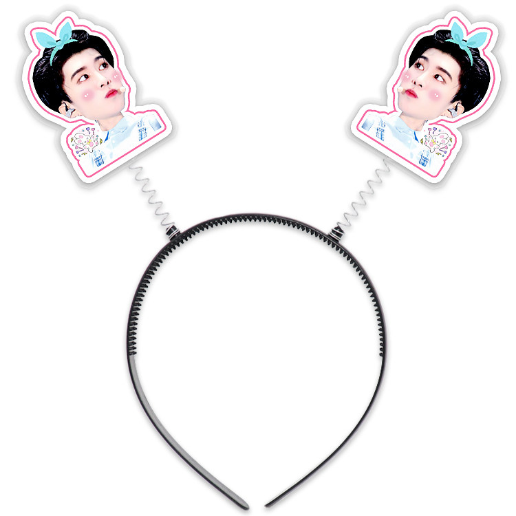 Fan Chengcheng spring cartoon headband hair hoop headdress concert accessories surrounding custom with the same style