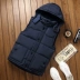 Mùa thu và mùa đông xuống cotton vest nam xu hướng kích thước lớn mỏng dày thanh niên vest vest vest nam áo ba lỗ nam tập gym Áo vest cotton