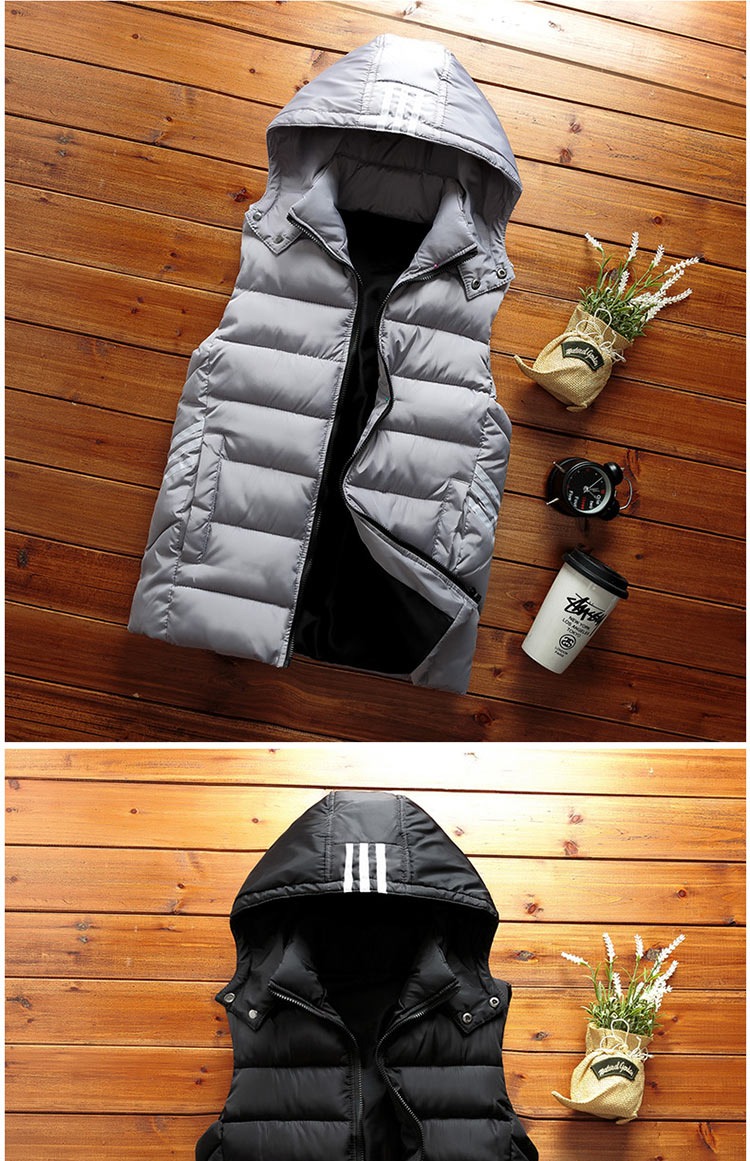 Vest nam mùa thu đông xuống vest vest vest đệm nam giản dị áo khoác phiên bản Hàn Quốc áo khoác mùa đông nam hàn quốc