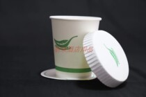 Hotel disposable paper cup absorbent coaster cup cover water Cup guest room special g Custom Hotel LOGO