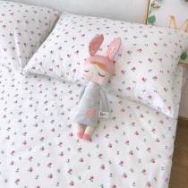 Floral idyllic flower pure cotton bed sheet single piece ins girls quilt single cotton single double 1 5m 1 8m sheet