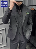 Костюм, жилет, штаны, рубашка, ремень, галстук