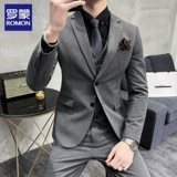 Комплект, классический костюм, куртка для отдыха, изысканный стиль