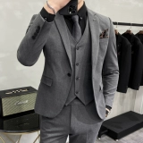 Комплект, классический костюм, куртка для отдыха, изысканный стиль