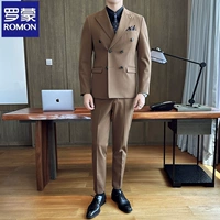 Цветной комплект, костюм, жилет, штаны, рубашка, ремень, галстук, 3 предмета