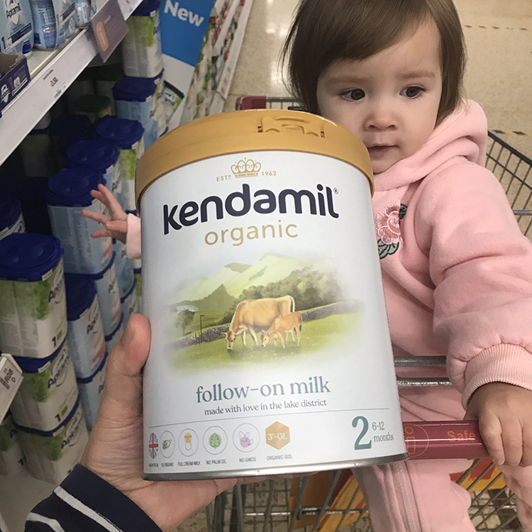 Direct mail Kendamil Kandomil Organic Milk Powder 2 segments of Baby Formula Milk Powder 800g 6-December