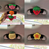 Car pull gloves car roof protective cover cartoon fruit door handle decoration general women's interior modification products