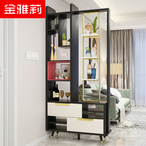 Light luxury partition porch decoration living room modern simple screen wine cabinet double-sided shoe cabinet storage door entrance hall cabinet