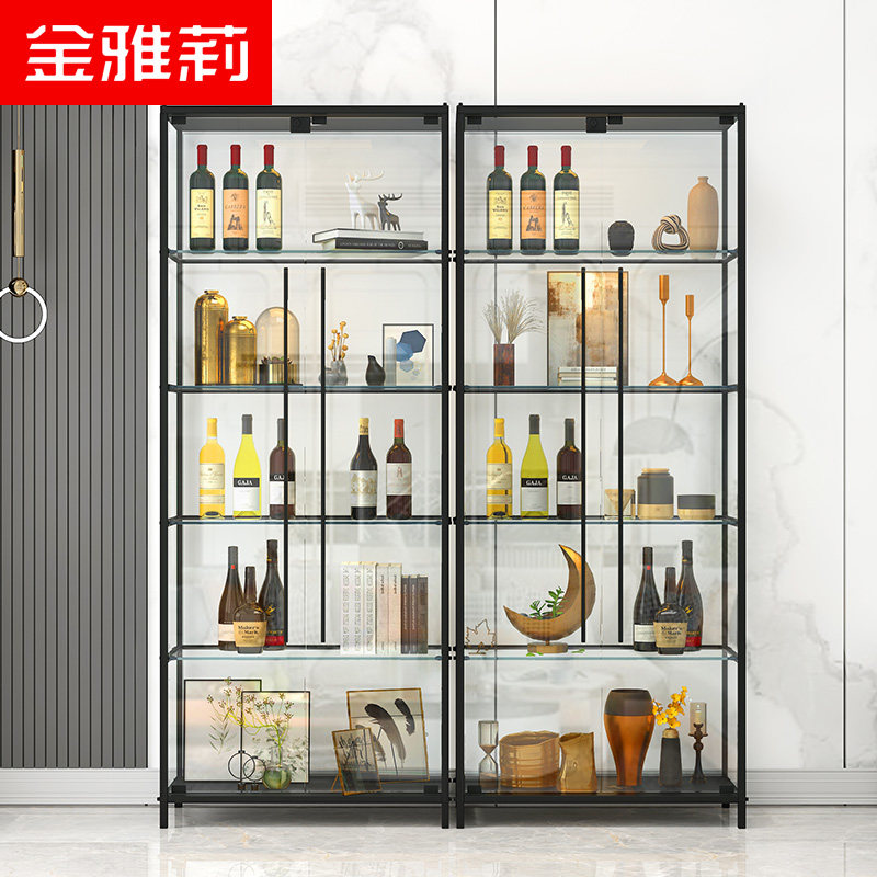 Lego display cabinet hand model showcase trophy certificate display cabinet cosmetics toys household storage glass cabinet