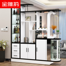 Entrance door partition shoe cabinet wine cabinet double-sided entrance screen decoration cabinet modern simple living room dining room partition cabinet
