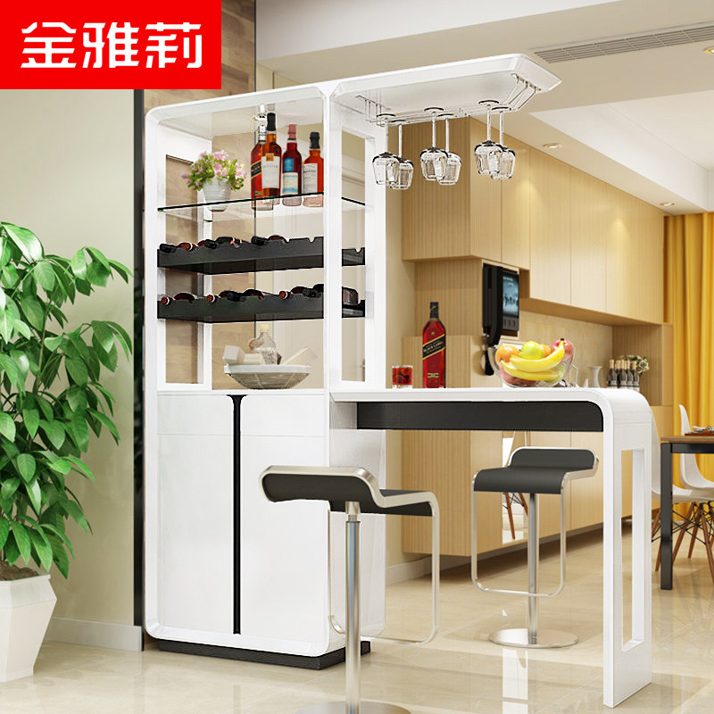 Bar wine cabinet entrance cabinet shoe cabinet one modern minimalist double-sided screen partition decoration shoe cabinet home bar table