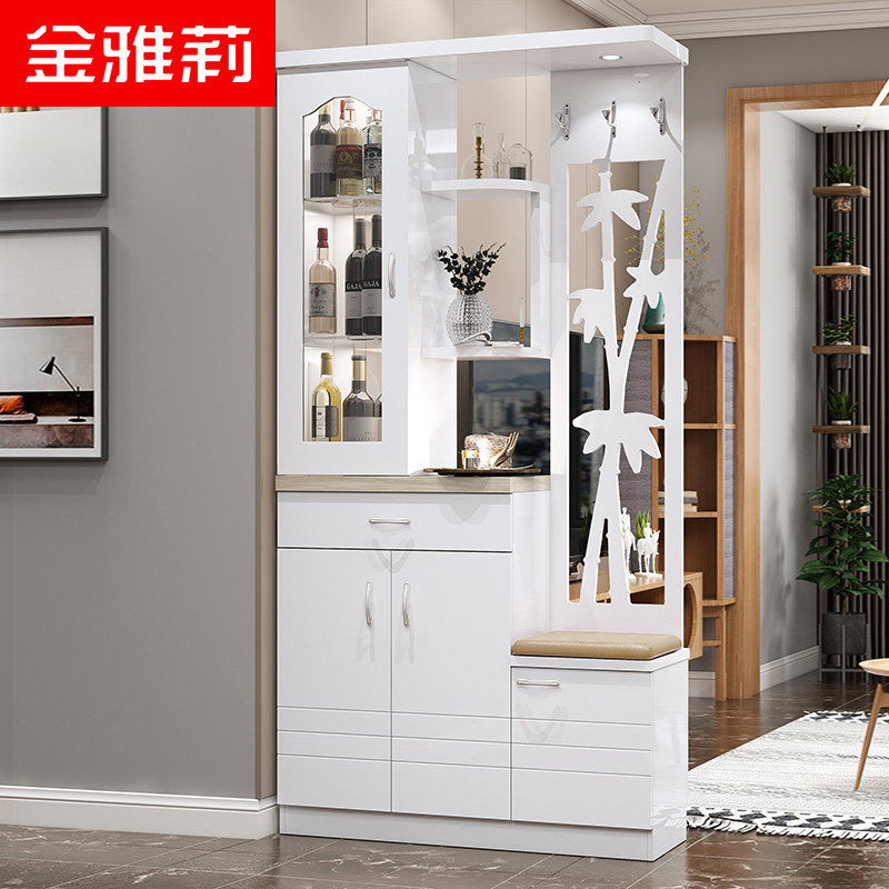 Living room small apartment partition porch decoration wine cabinet double-sided cabinet screen shoe cabinet modern minimalist paint room hall cabinet