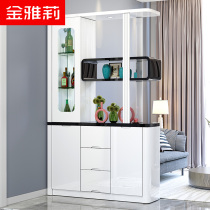 Porch cabinet modern simple living room screen wine cabinet partition shoe cabinet double-sided decoration hall door entrance entrance entrance