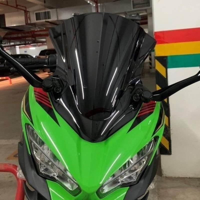Suitable for Kawasaki Ninja 400 ninja400 EX400 raised windshield windshield windshield
