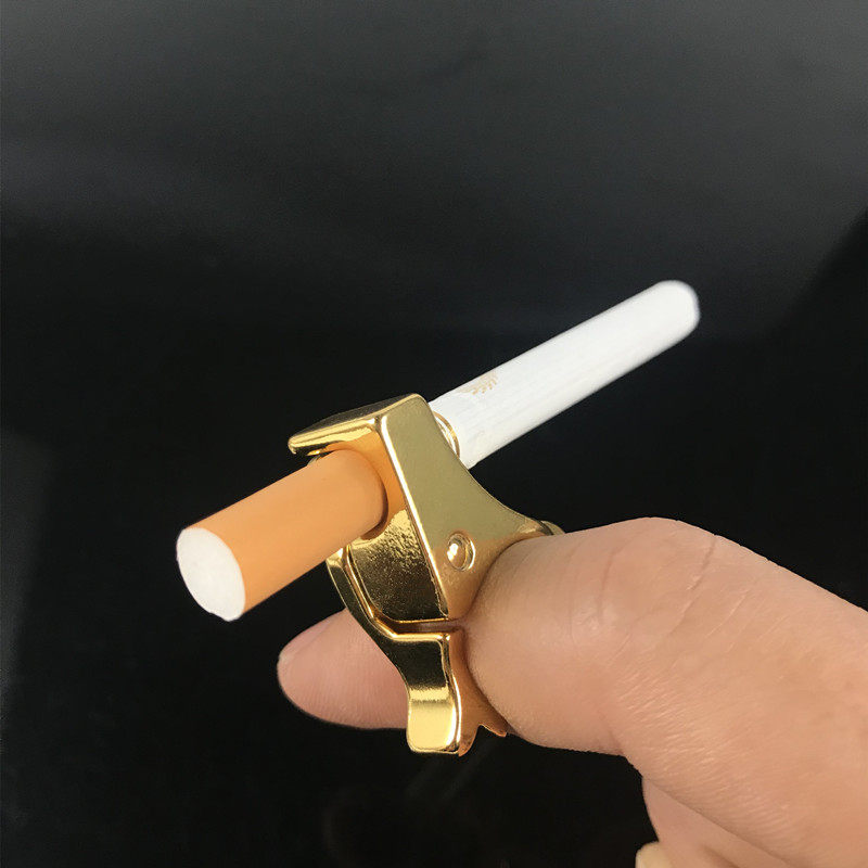 King of Glory Smoking Ring Metal Cigarette Ring Smoker Eating Chicken Smoke Holder Men's Filter Holder
