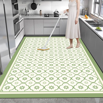 Anti-slip, anti-oil, wipeable and washable kitchen floor mat