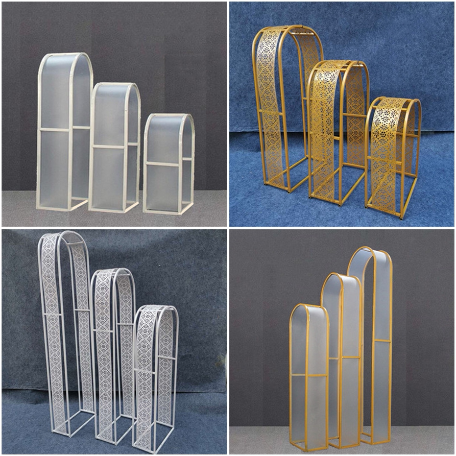 New wedding props thick honey iron art arch road to star arch mount film layout